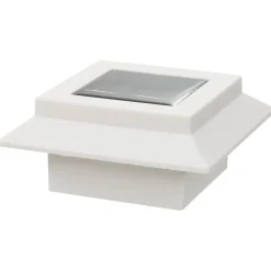 vidaXL Lámparas solares de exterior LED cuadradas 6 uds 12 cm Blanco Sale