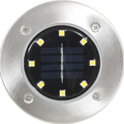 vidaXL Lámparas solares de suelo 8 unidades luces LED color RGB Sale