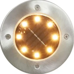 vidaXL Lámparas solares de suelo 8 unidades luces LED color RGB Sale