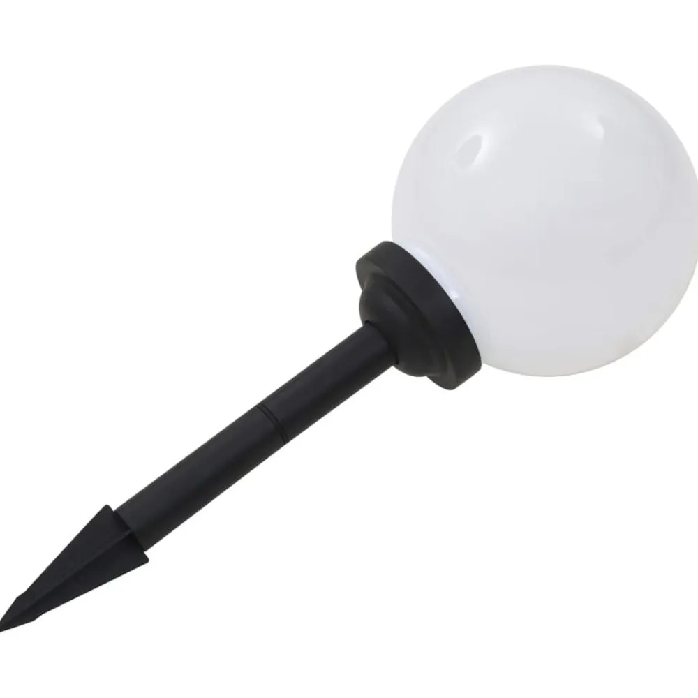 vidaXL Iluminación-Lámparas solares esféricas de exterior 3 uds LED RGB 20 cm