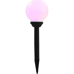 vidaXL Lámparas solares esféricas de exterior 4 uds LED RGB 15 cm Online