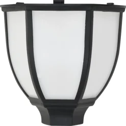 vidaXL Iluminación-Lámparas solares LED exterior 3 uds negro