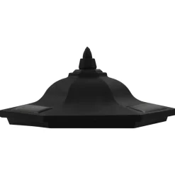 vidaXL Iluminación-Lámparas solares LED exterior 3 uds negro
