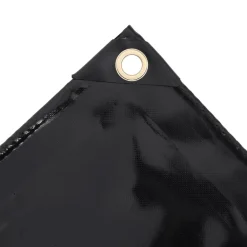 vidaXL Lona 650 g/m² 2x3 m Negro