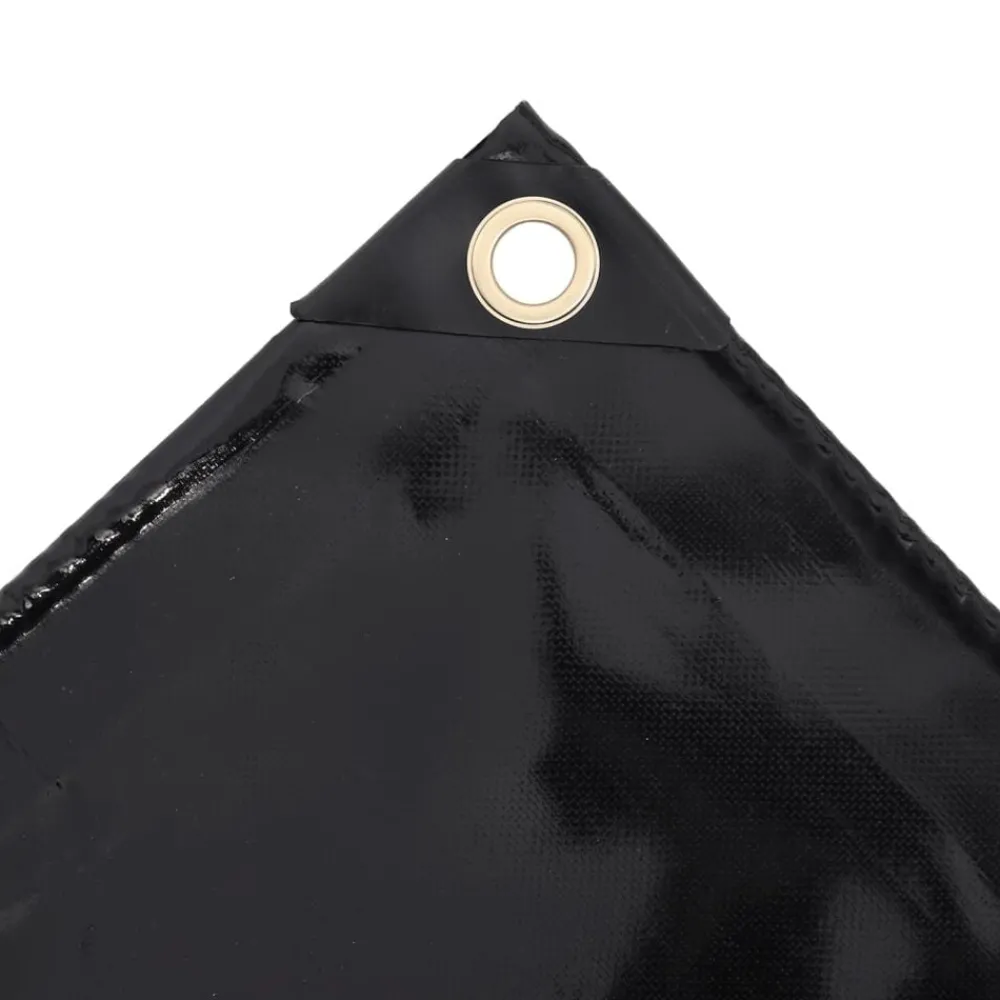 vidaXL Lona 650 g/m² 2x3 m Negro