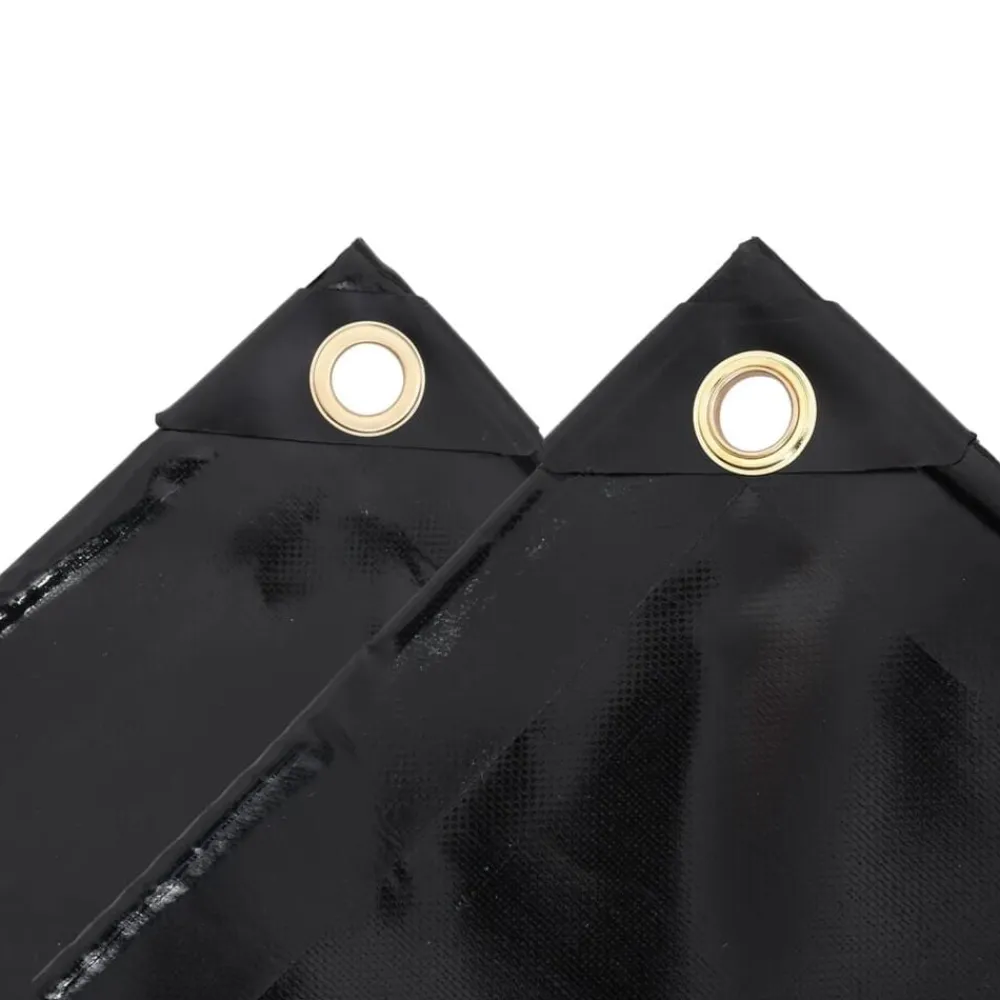 vidaXL Lona 650 g/m² 2x3 m Negro