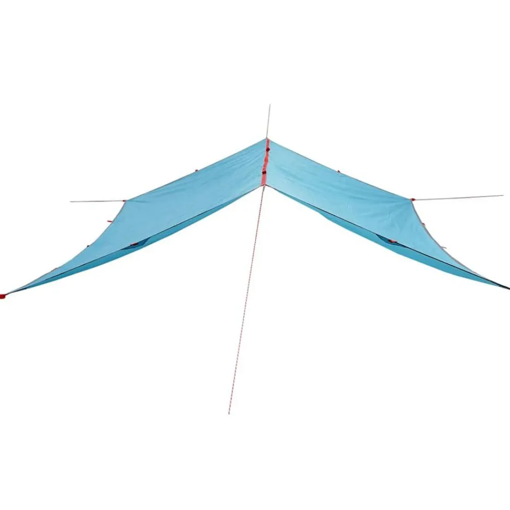 vidaXL Lona de camping impermeable 300x294 cm Azul Outlet