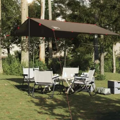 vidaXL Lona de camping impermeable marrón 306x306 cm Marrón Online