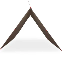 vidaXL Lona de camping impermeable marrón 306x306 cm Marrón Online