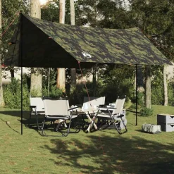 vidaXL Actividades Al Aire Libre-Lona de camping impermeable 462x306x211 cm