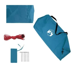 vidaXL Lona de camping impermeable 300x294 cm Azul New