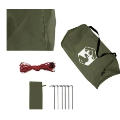 vidaXL Actividades Al Aire Libre-Lona de camping impermeable 438x376x212 cm