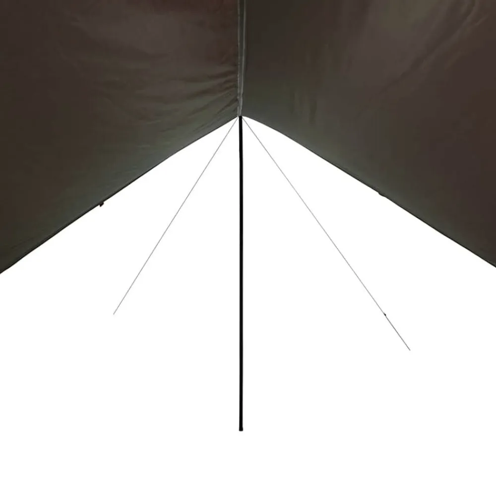 vidaXL Actividades Al Aire Libre-Lona de camping impermeable marrón 462x306x211 cm