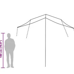 vidaXL Actividades Al Aire Libre-Lona de camping impermeable 300x294 cm