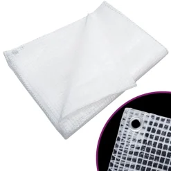 vidaXL Lona de gasa de vuelta blanco 140 g/m² 2x3 m Outlet