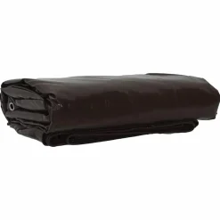 vidaXL Accesorios De Bricolaje-Lona 650g / m² Marrón 2 x 3 m Lona con recubrimiento de PVC