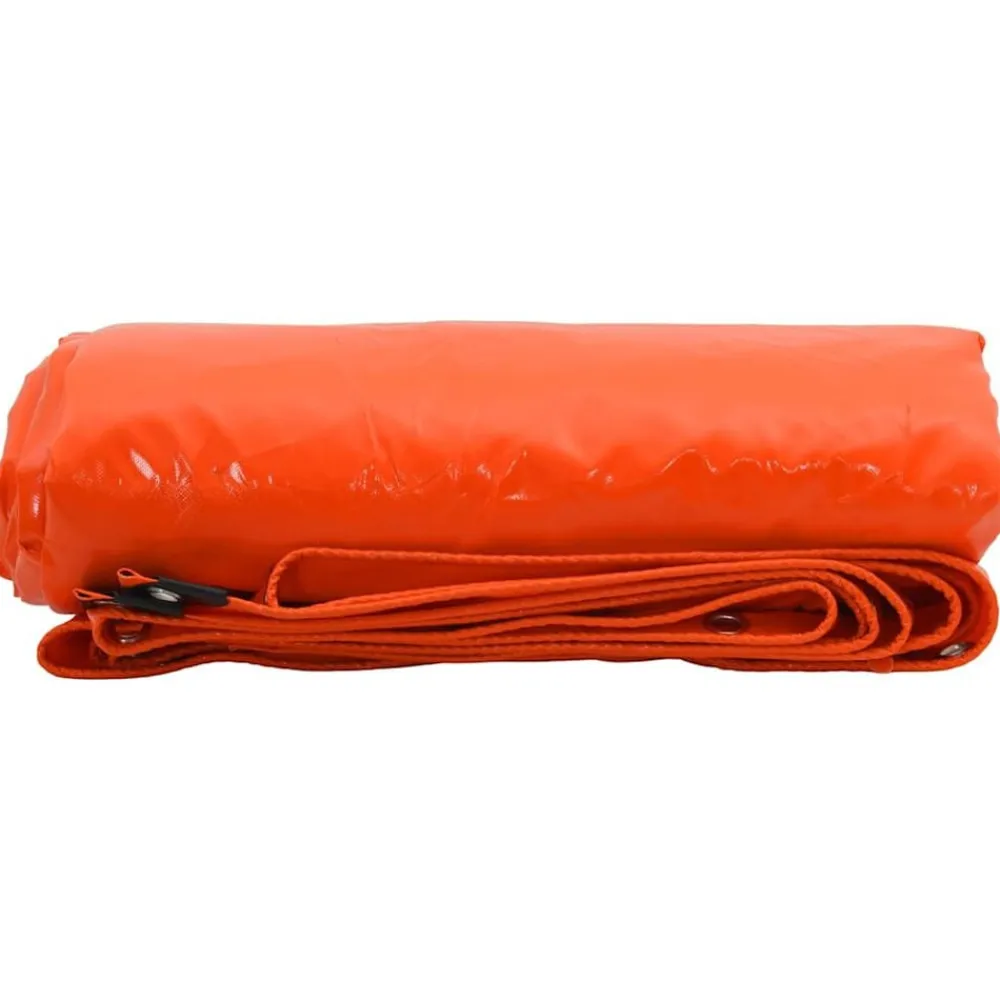 vidaXL Lona 650g / m² 2 x 3 m Lona con recubrimiento de PVC Naranja