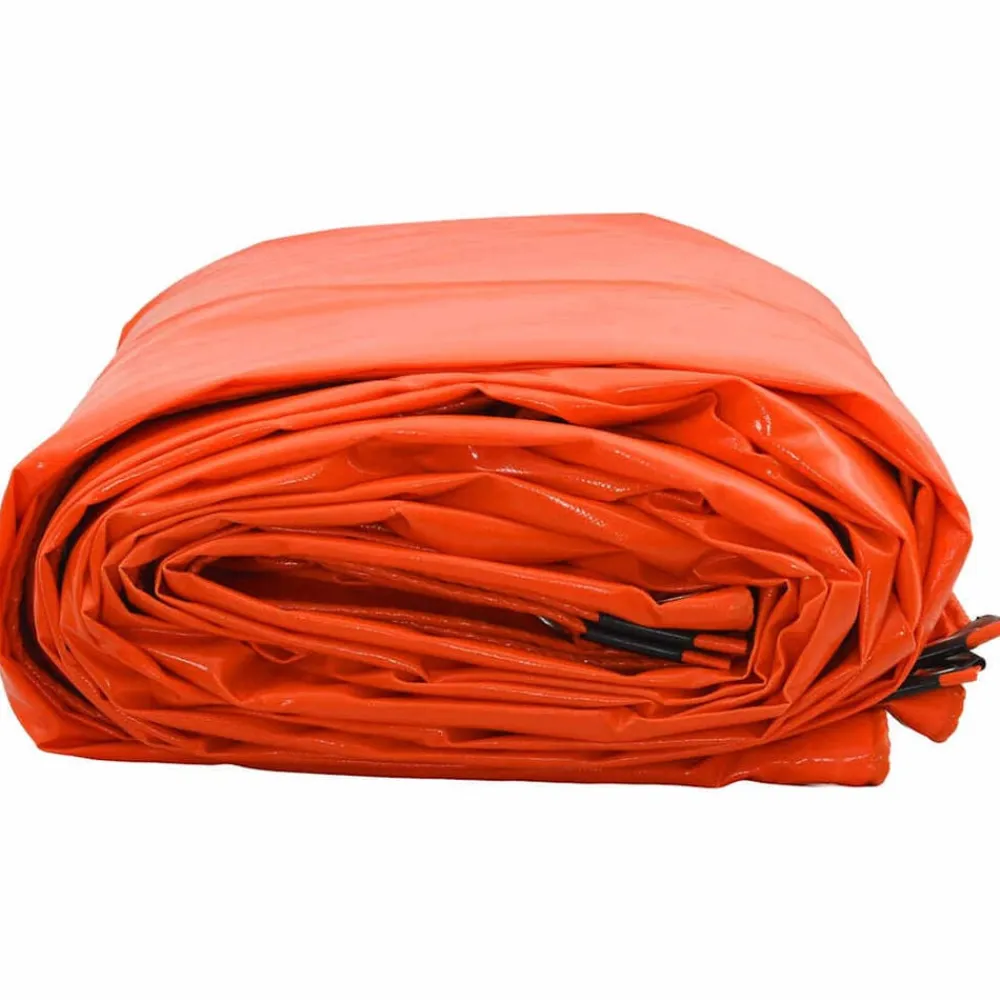 vidaXL Lona 650g / m² 2 x 3 m Lona con recubrimiento de PVC Naranja