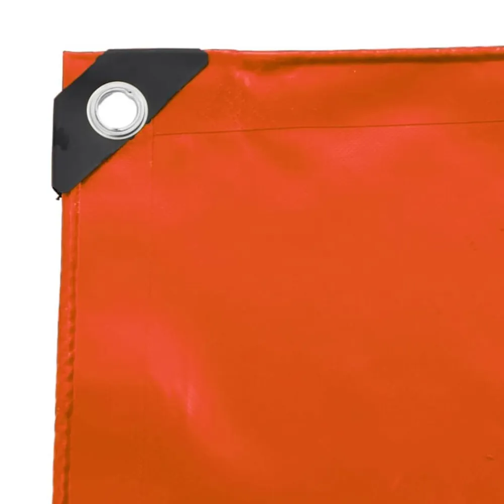 vidaXL Lona 650g / m² 2 x 3 m Lona con recubrimiento de PVC Naranja