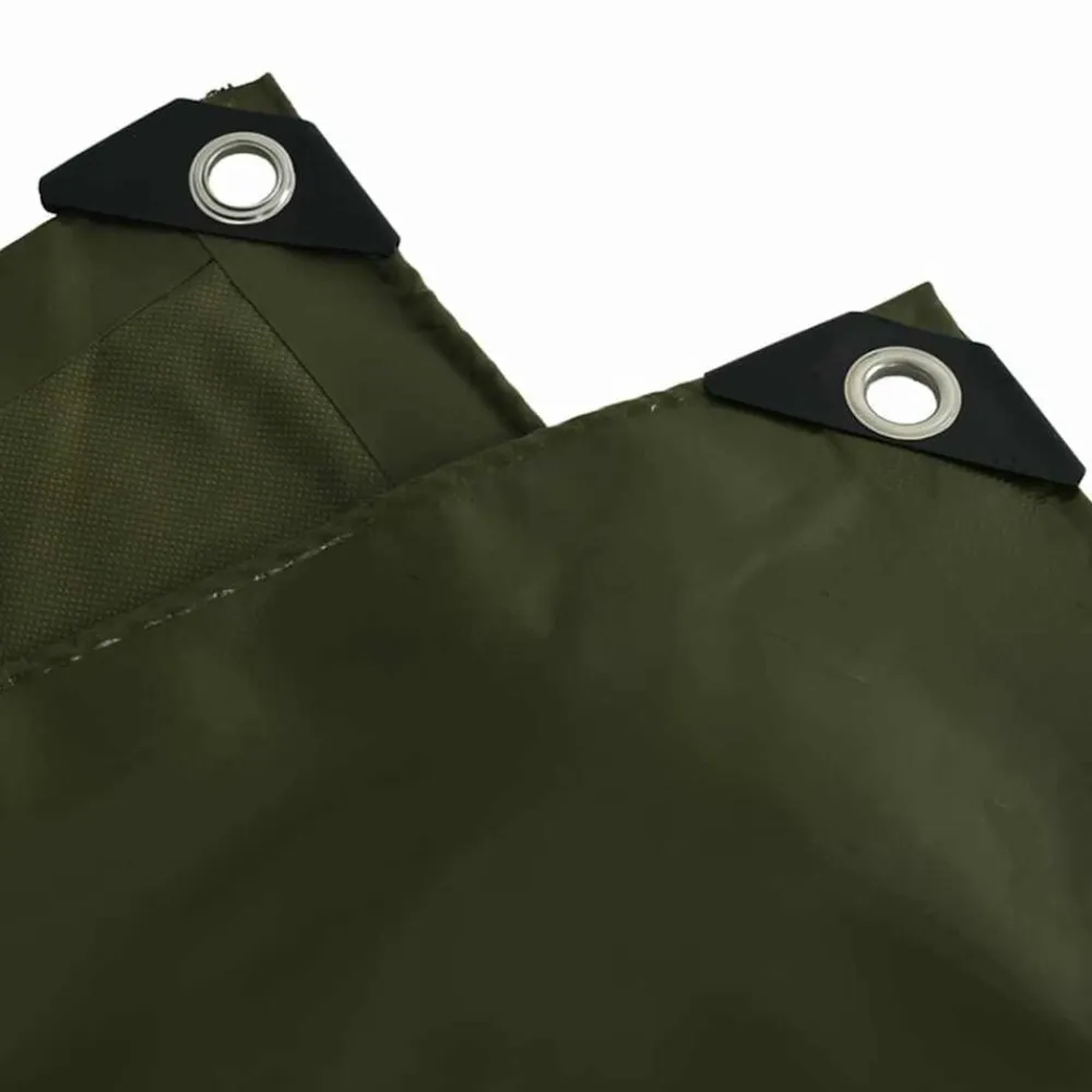 vidaXL Lona 650g / m² 2 x 3 m Lona con recubrimiento de PVC Verde oliva Outlet