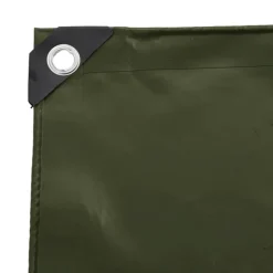 vidaXL Lona 650g / m² 2 x 3 m Lona con recubrimiento de PVC Verde oliva Outlet