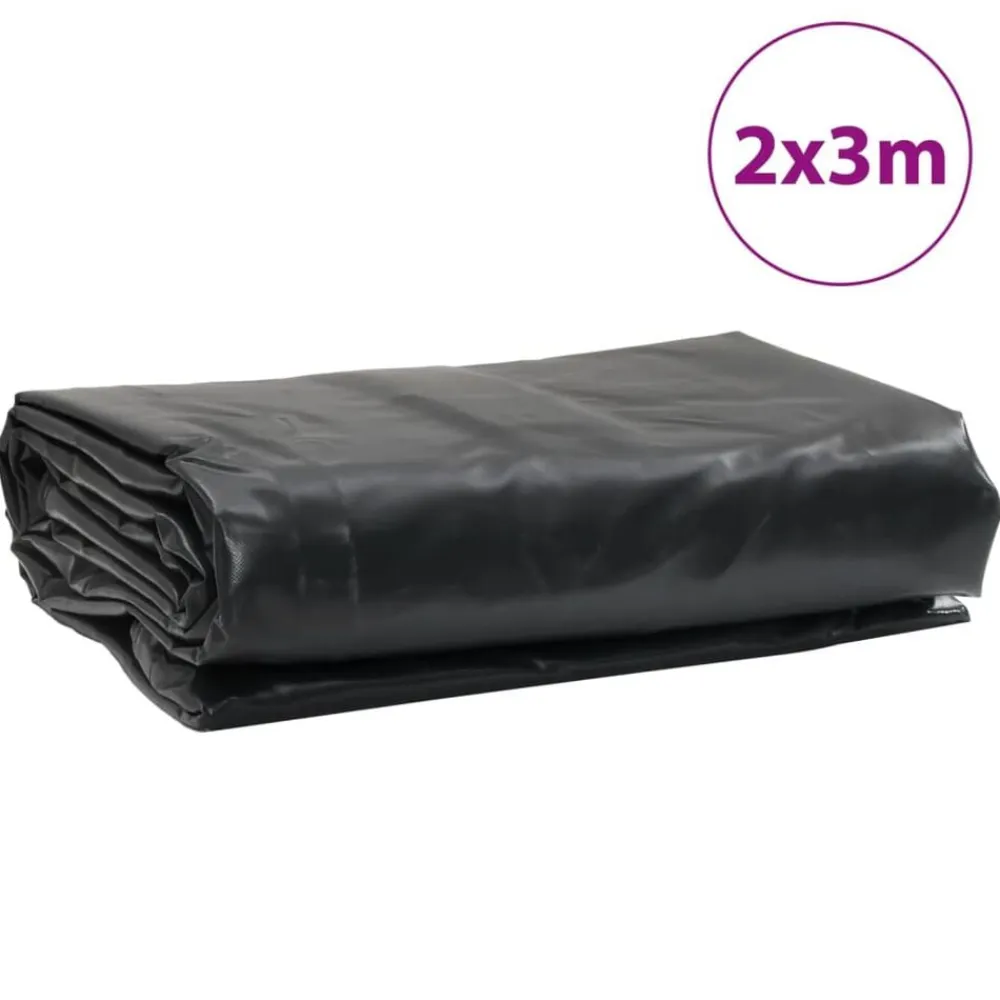 vidaXL Accesorios De Bricolaje-Lona gris 2x3 m 650 g/m²