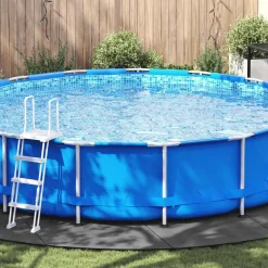 vidaXL Piscina Y Spa-Lona para el fondo de la piscina Ø 610 cm