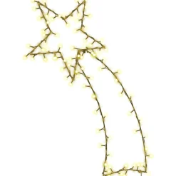 vidaXL Luces de Navidad Estrella Fugaz Silueta 115 LEDs blanco cálido Online