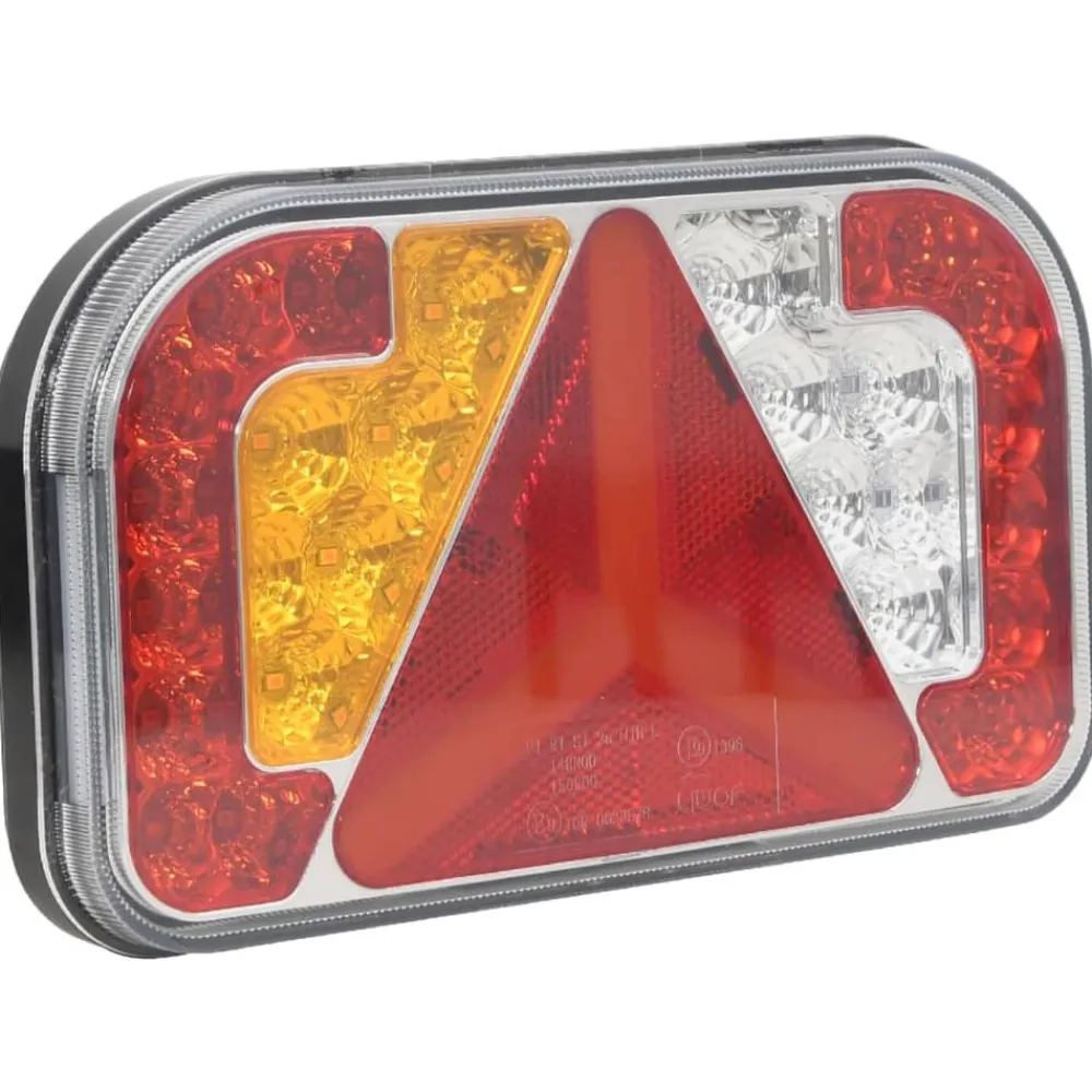 vidaXL Piezas Y Accesorios Para Vehículos-Luces de remolque 2 uds bombilla LED rojo 24x5x14,5 cm 12V