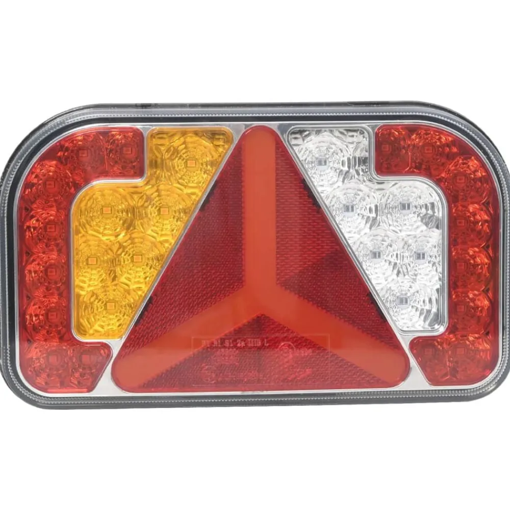 vidaXL Piezas Y Accesorios Para Vehículos-Luces de remolque 2 uds bombilla LED rojo 24x5x14,5 cm 12V