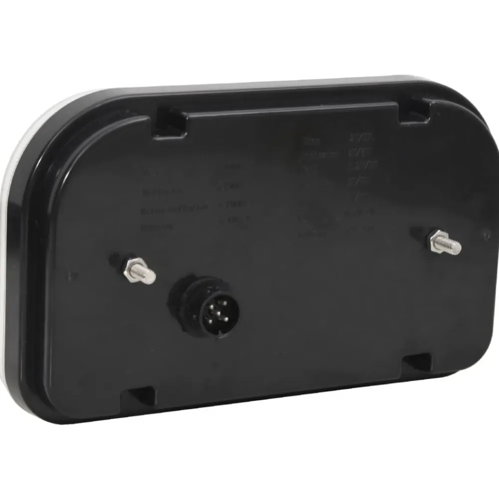 vidaXL Piezas Y Accesorios Para Vehículos-Luces de remolque 2 uds bombilla LED rojo 24x5x14,5 cm 12V