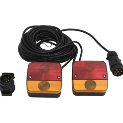 vidaXL Luces de remolque 2 uds bombilla clásica rojo 12 V 10,5x5x9,5cm Discount