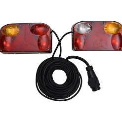 vidaXL Luces de remolque 2 uds bombilla clásica rojo 12 V Clearance