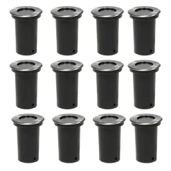 vidaXL Luces de suelo de exterior redondas 12 unidades Online