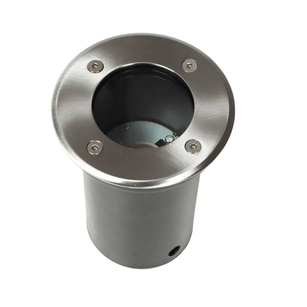 vidaXL Luces de suelo de exterior redondas 12 unidades Online