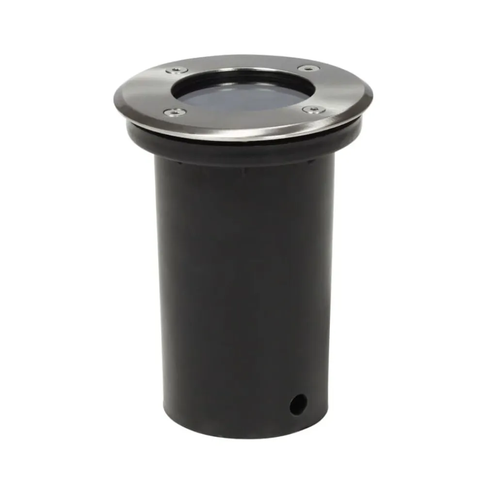 vidaXL Luces de suelo de exterior redondas 12 unidades Online