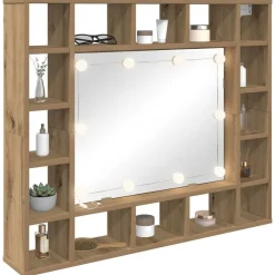 vidaXL Iluminación-Luces Espejo con tiras LED 4,5 x 4,5 x 4,7 cm Plástico