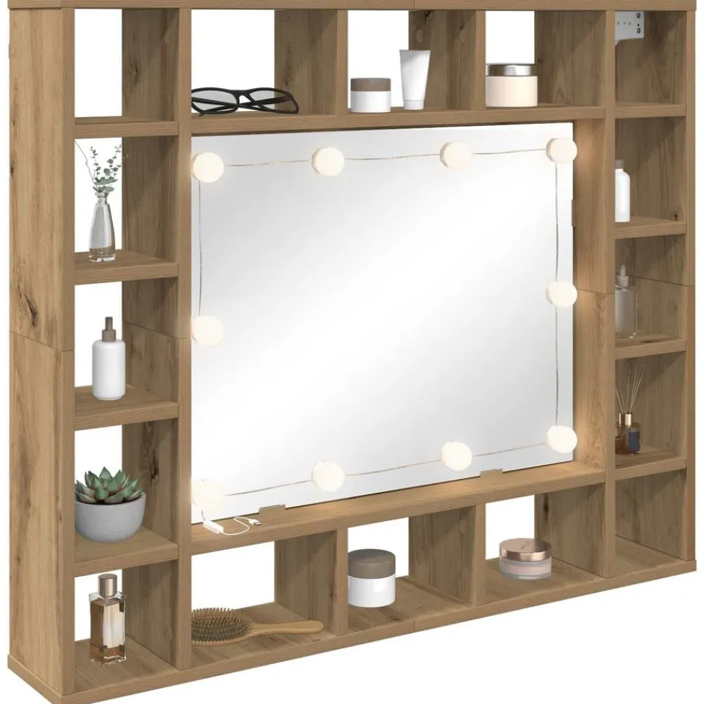 vidaXL Iluminación-Luces Espejo con tiras LED 4,5 x 4,5 x 4,7 cm Plástico