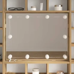 vidaXL Iluminación-Luces Espejo con tiras LED 4,5 x 4,5 x 4,7 cm Plástico
