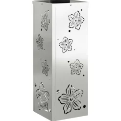 vidaXL Iluminación-Luz de camino LED solar 2 pcs Plateado