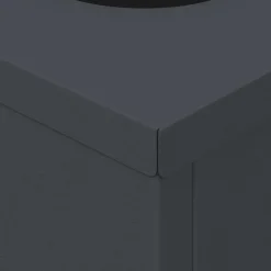 vidaXL Iluminación-Luz de camino LED solar 2 pcs Acero laminado en frío