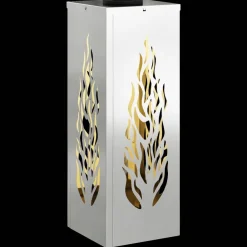 vidaXL Iluminación-Luz de camino LED solar 2 pcs Plateado