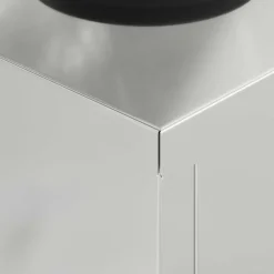 vidaXL Iluminación-Luz de camino LED solar 2 pcs Plateado