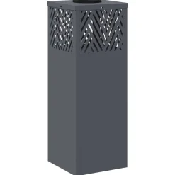 vidaXL Iluminación-Luz de camino LED solar 2 pcs Acero laminado en frío
