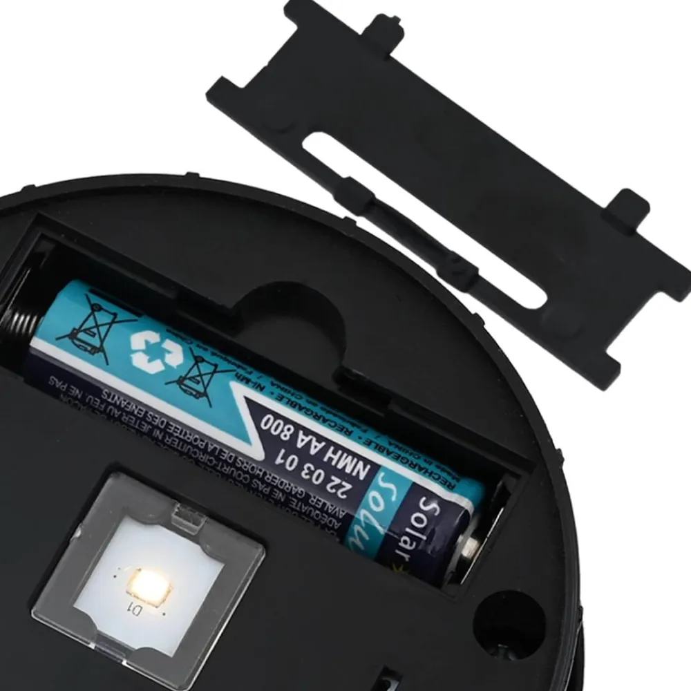vidaXL Iluminación-Luz de camino LED solar 2 pcs Bronce Acero autopatinable