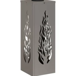 vidaXL Iluminación-Luz de camino LED solar 2 pcs Bronce Acero autopatinable