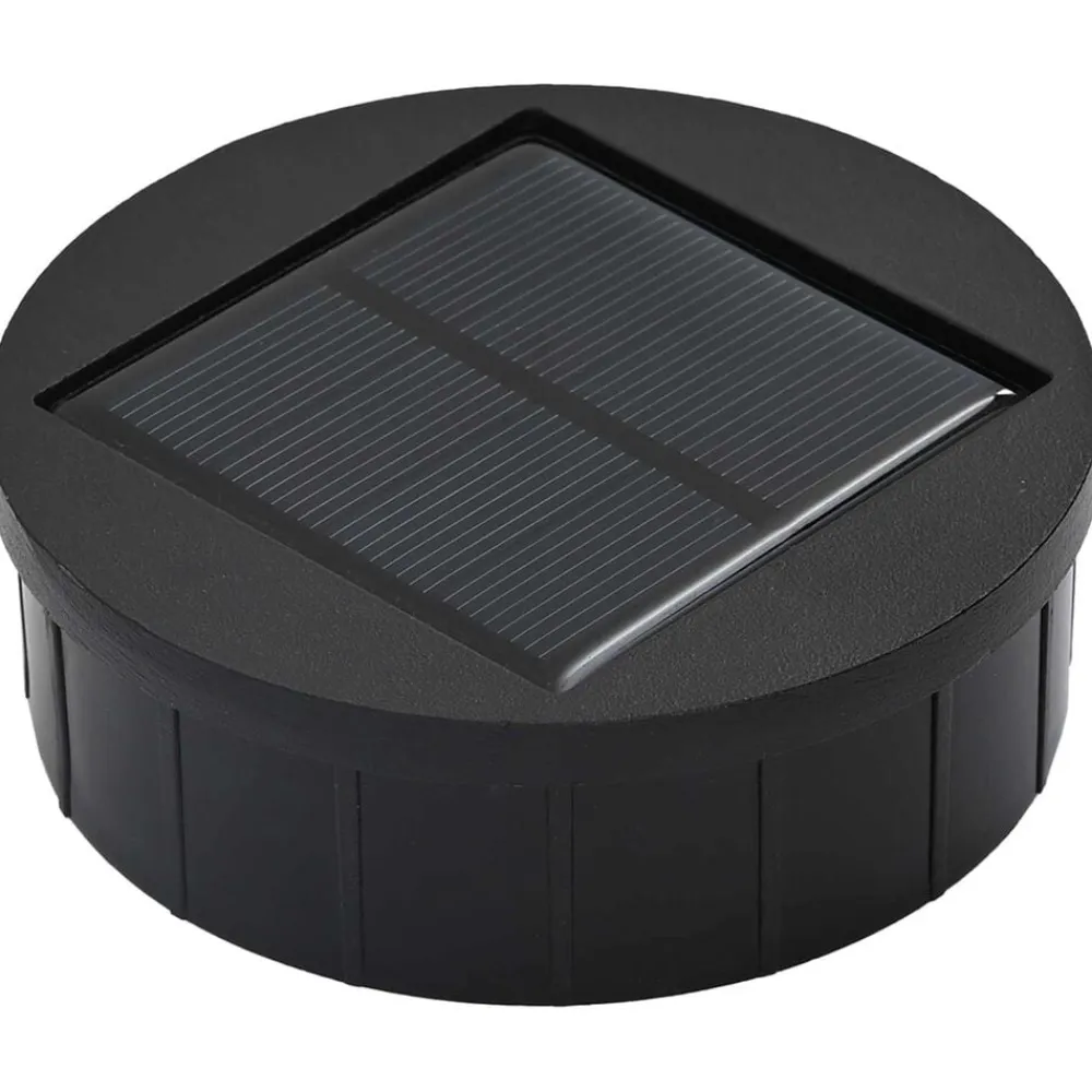 vidaXL Iluminación-Luz de camino LED solar 2 pcs Acero laminado en frío