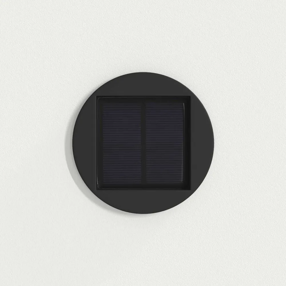 vidaXL Iluminación-Luz de camino LED solar 2 pcs Acero laminado en frío