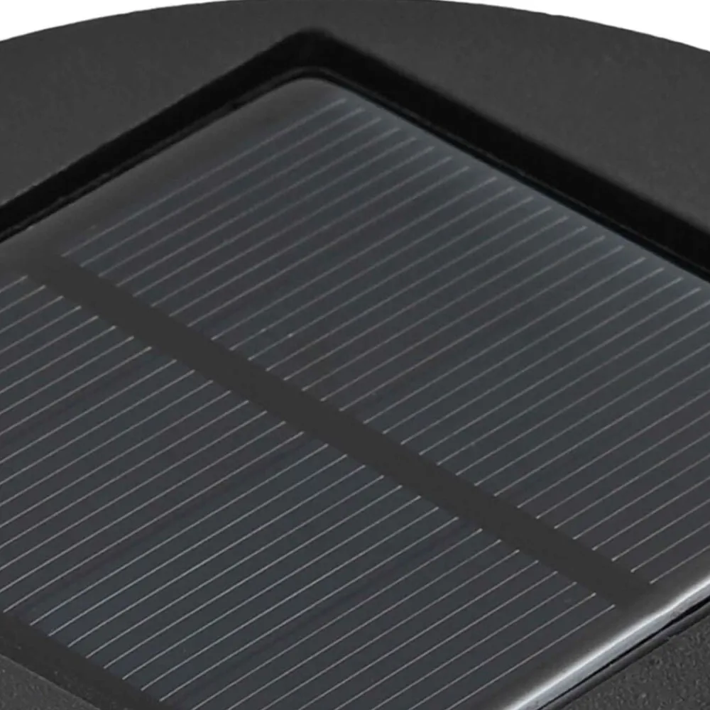 vidaXL Iluminación-Luz de camino LED solar 2 pcs Acero laminado en frío