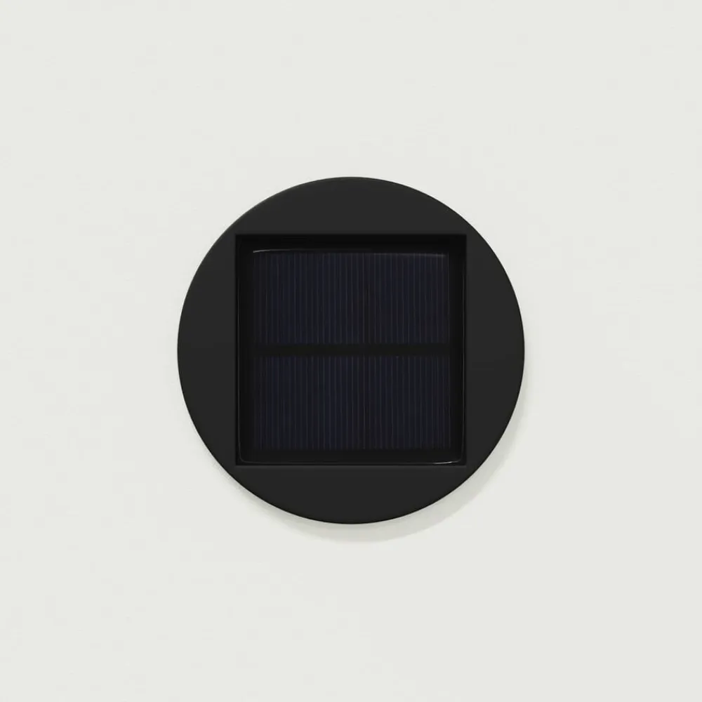vidaXL Iluminación-Luz de camino LED solar 2 pcs Acero laminado en frío